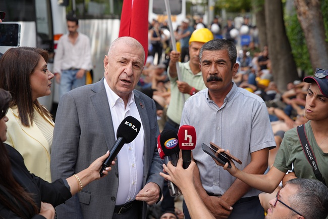 Ümit Özdağ: “Burada Verilen Mücadele Türkiye’nin Uzun Yıllardan Beri Görmediği Bir İşçi Mücadelesi”