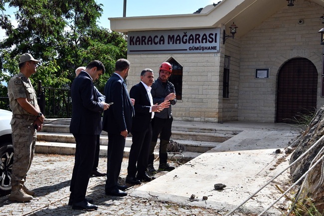 Karaca Mağarası 4 aydır kapalı: Vali Atay çalışmaları yerinde inceledi, talimat verdi